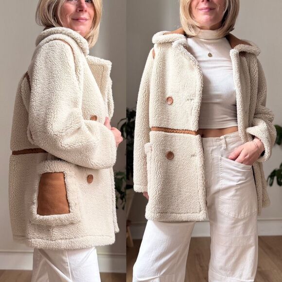 Stand Studio Chloe Faux Suede Jacket Size 40 / 8 - Picture 1 of 9